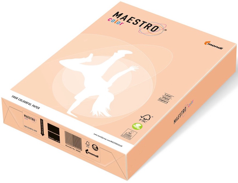 Цветная бумага Mondi Maestro Color, A4, 160 g/m², светло-розовый, 29.7 см x 21 см