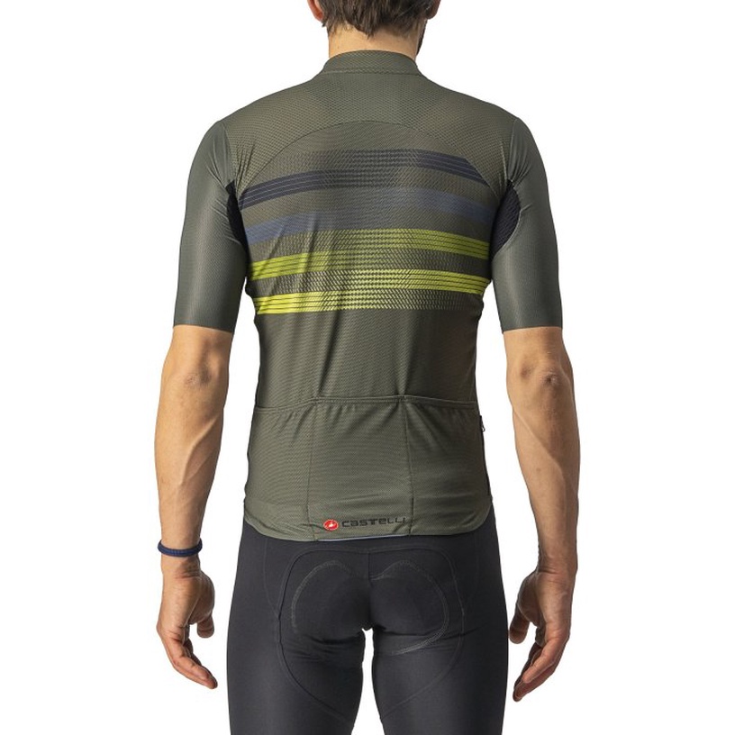 Термофутболка, мужские Castelli Endurance Pro, зеленый, M