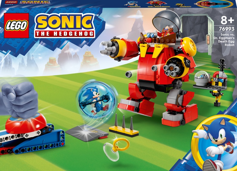 Konstruktors LEGO® Sonic the Hedgehog™ Sonic pret Dr. Eggman robotu Death Egg 76993, 615 gab.