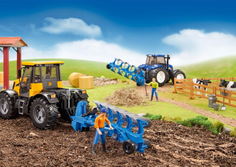 Arkls Bruder Lemken Reversible Plow 02331, 1:16, zila