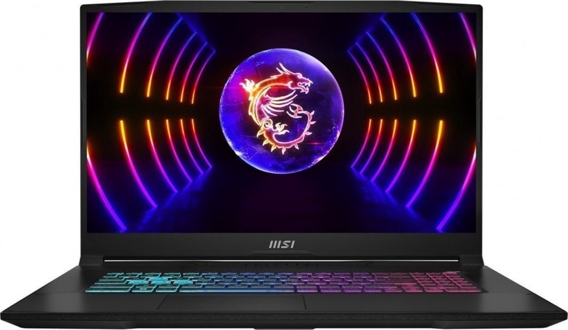 Ноутбук MSI Katana 17 B12UCRK-1056XPL, Intel® Core™ i7-12650H, 16 GB, 512 GB, 17.3 ″, RTX 3050, черный, en
