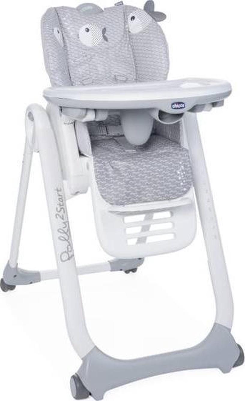 Стульчик для кормления Chicco Polly 2 Start, серый
