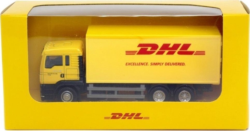 Rotaļu kravas automašīna Daffi Delivery DHL 512573, dzeltena