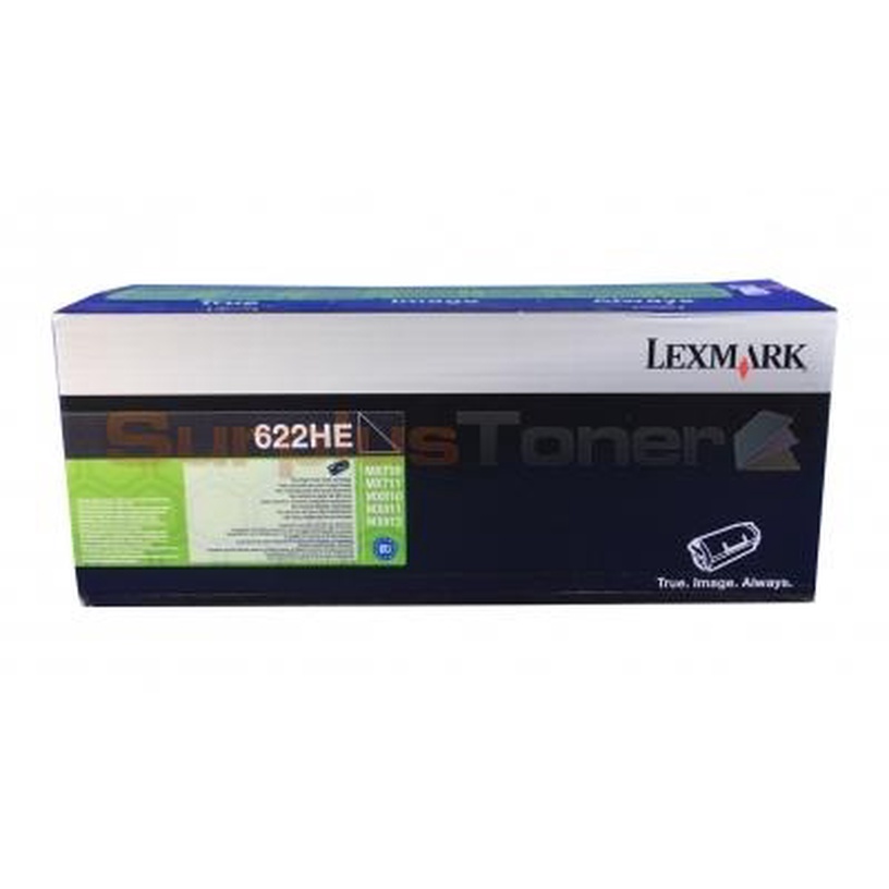 Tonera kasete Lexmark, melna