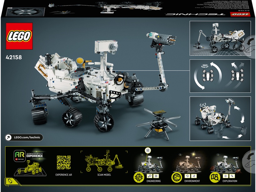 Konstruktors LEGO® Technic NASA Mars Rover Perseverance 42158, 1132 gab.
