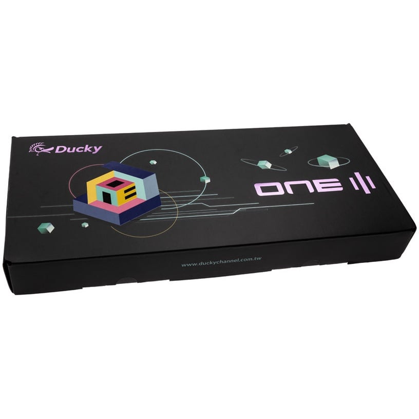 Клавиатура Ducky One 3 TKL One 3 TKL Cherry MX Red, EN, белый/серый/светло-серый