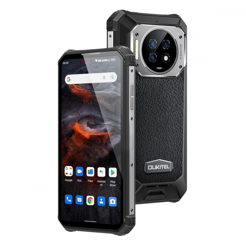 Mobiiltelefon OukiTel WP19, 256 GB, must