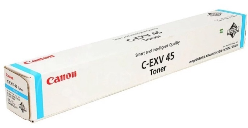 Tonera kasete Canon C-EXV 45, zilganzaļš (cyan)