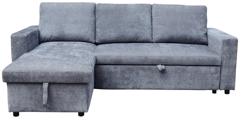 Dīvāns-gulta Homla Virev, pelēka, 85 x 215 cm x 76 cm