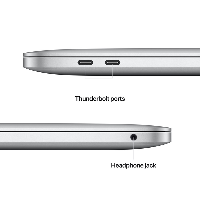 Ноутбук Apple MacBook Pro 13 MNEP3ZE/A/US, Apple M2, 8 GB, 256 GB, 13.3 ″, серебристый, английский (us)
