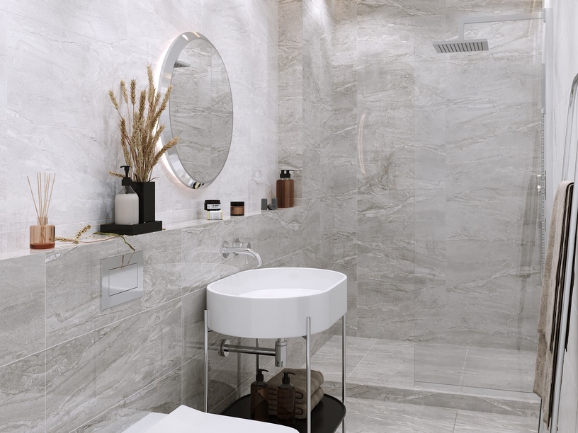 Plaadid, keraamiline Golden Tile Marmo 4823057122886, 60 cm x 30 cm, hall
