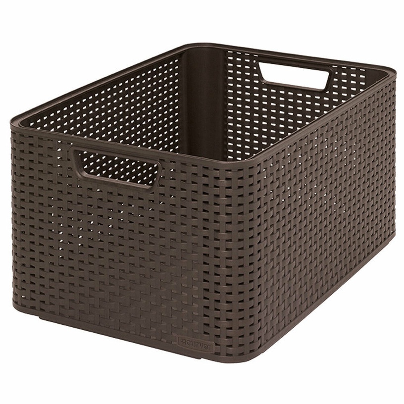 Коробка для вещей, для хранения вещей Curver 205850, 30 л, коричневый, 43.6 x 32.6 x 23 см