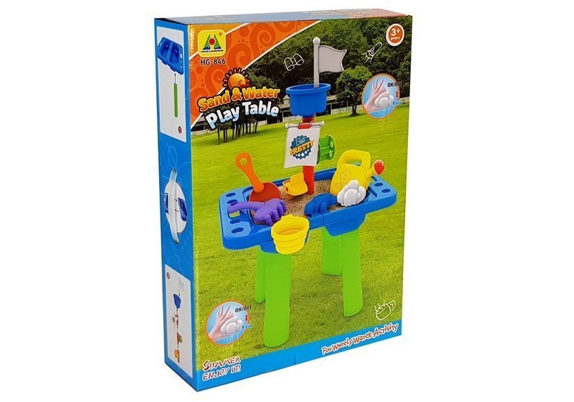 Mängulaud Lean Toys Sand & Water Play Table, mitmevärviline