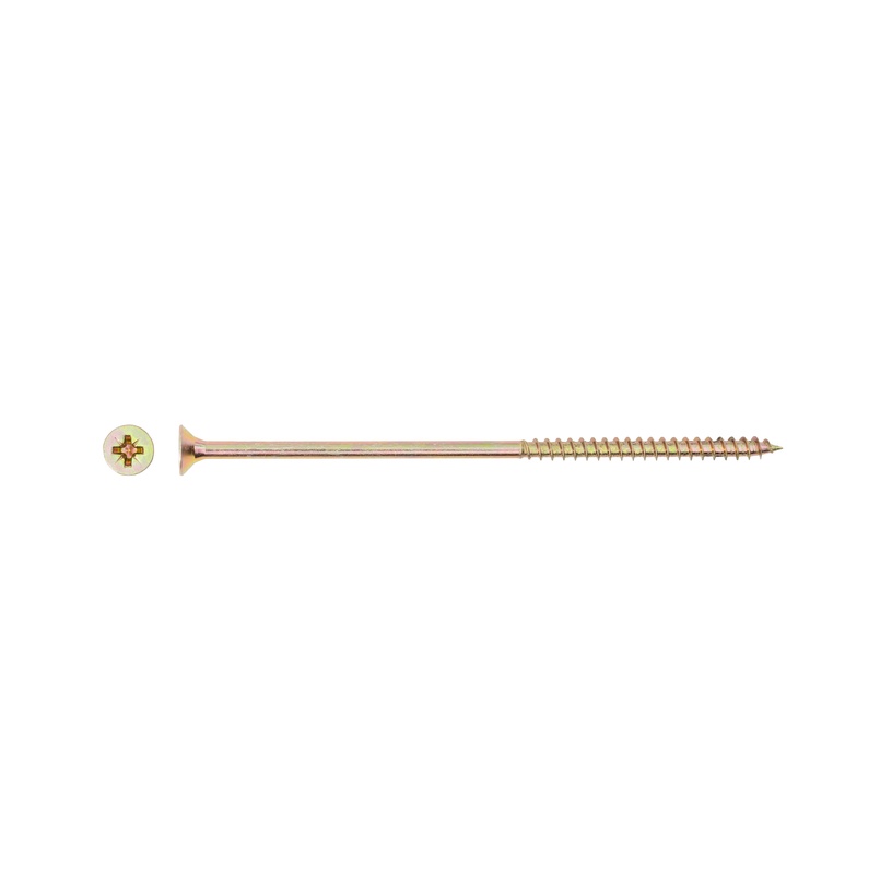 Puidukruvi Haushalt PZ3, 6 x 140 mm, kollane, 100 tk