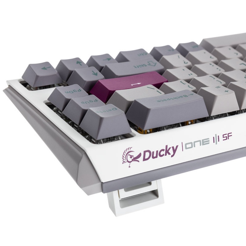 Klaviatūra Ducky One 3 SF One 3 SF Cherry MX Red, Angļu (US), balta/pelēka/gaiši pelēka