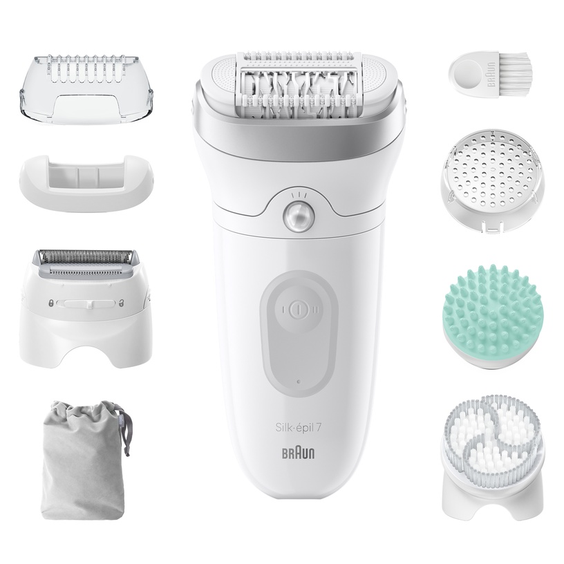 Эпилятор Braun Silk•épil 7 SkinSpa SE7-081, белый