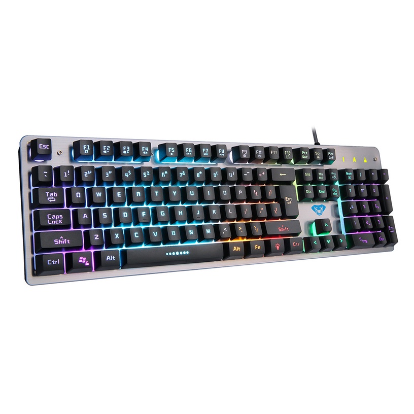 Клавиатура Media-Tech MT1257, EN, черный/серый