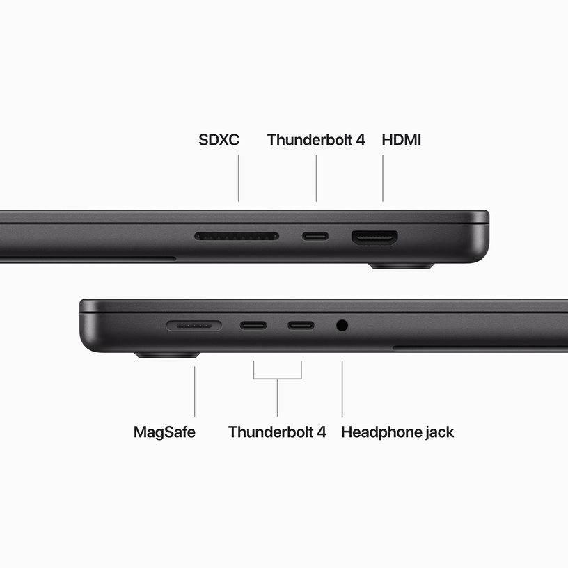 Sülearvuti Apple MacBook Pro 16 MRW13ZE/A, Apple M3 Pro, 18 GB, 512 GB, 16 ", must, inglise (int)