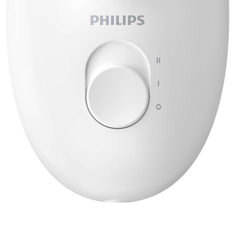 Epilaator Philips Satinelle Essential BRE245/00, valge/roheline