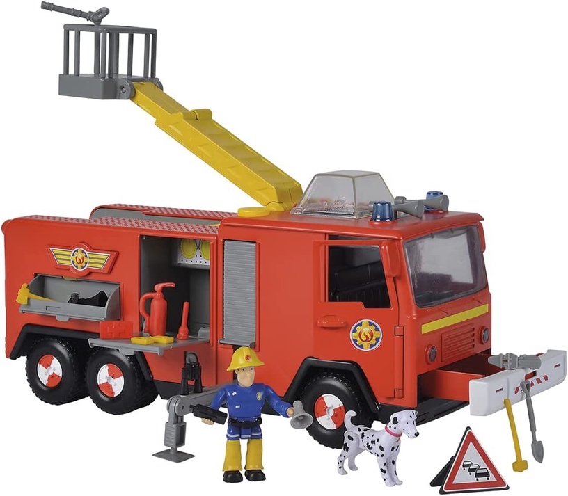 Rotaļu ugunsdzēsēju mašīna Simba Fireman Sam Jupiter 9252516, daudzkrāsaina