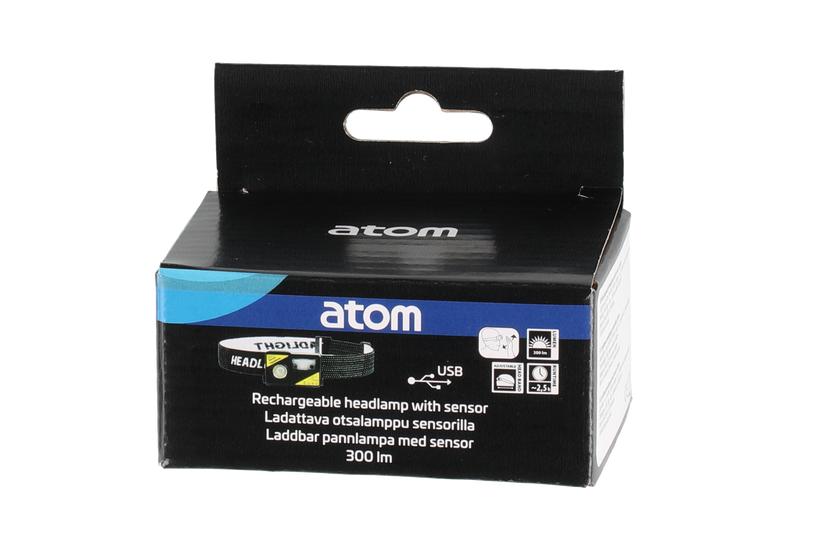 Фонарь на голову Atom Lightweight Sensor Headlamp 619424, 3 Вт