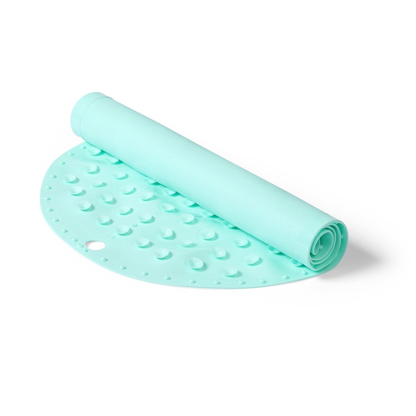 Нескользящий коврик для ванной BabyOno Bathmat, зеленый, 70 см