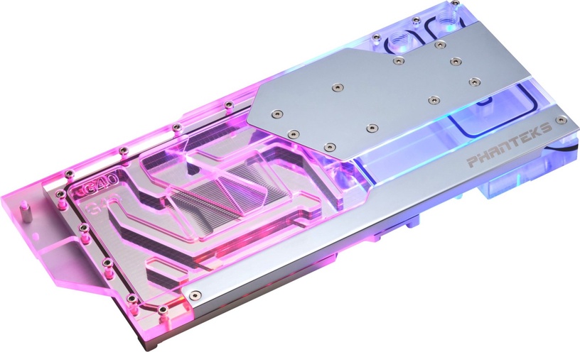 Водный блок Phanteks Glacier G40 RTX 4090 Gigabyte, 29.2 см, прозрачный/серебристый