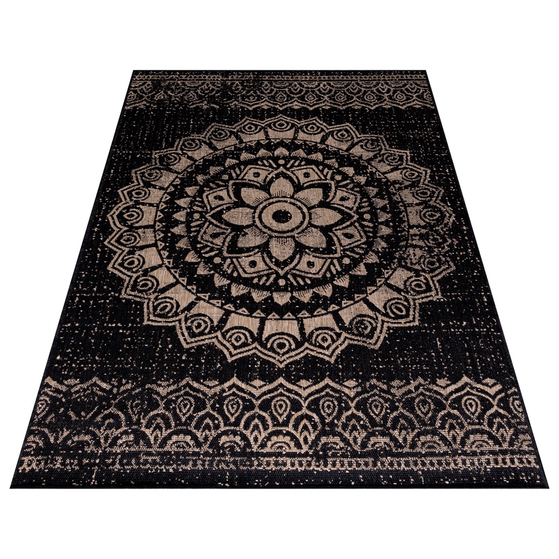Vaip väliterrassidele Sunny Vintage 4417, must, 150 cm x 80 cm