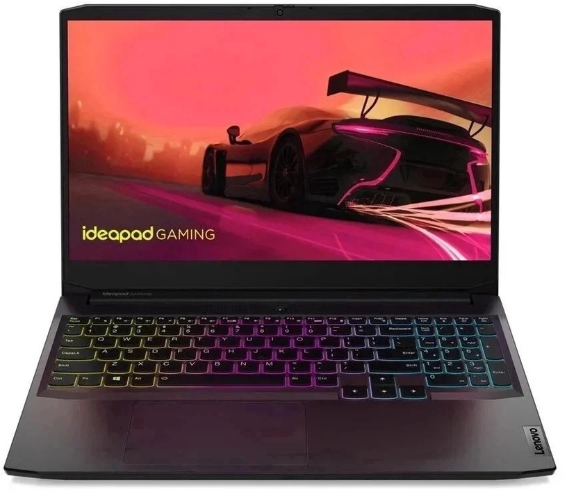 Sülearvuti Lenovo IdeaPad Gaming 3 15ACH6, AMD Ryzen 5 5600H, 16 GB, 512 GB, 15.6 ", RTX 3050, must, en