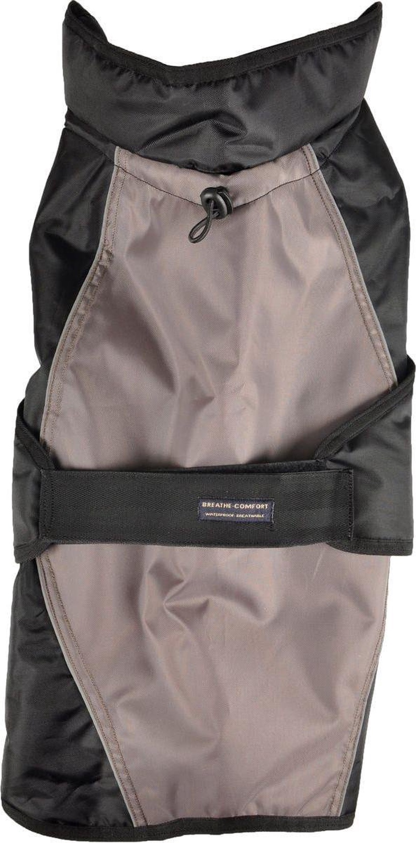 Зимнее пальто для собак Flamingo Zane 518405, черный/бежевый, 35 см