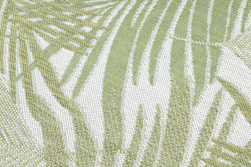 Koridorivaip Hakano Vinea Palms, kreemjasvalge/roheline, 200 cm x 60 cm