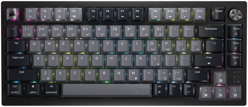 Клавиатура Corsair K65 Plus Corsair MLX Red, Английский (US), черный/серый, беспроводная