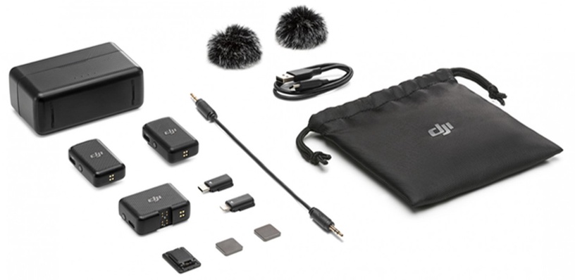 Комплект DJI Mic Wireless Audio Transmission System CP.RN.00000198.01, черный
