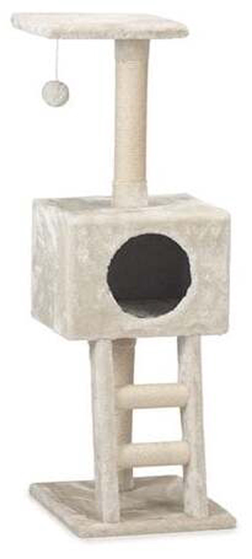 Домик для кошки с когтеточкой Beeztees Homira, 40 см x 35 см x 110 см