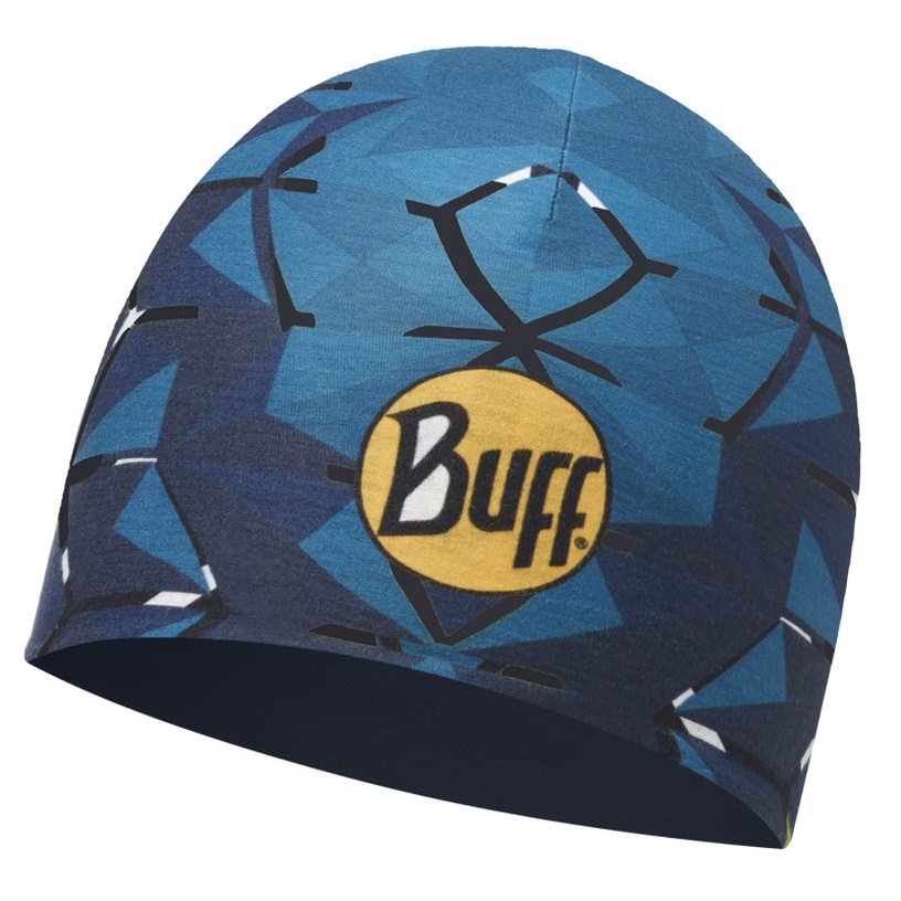 Ziemas cepure Buff Reversible Helix Ocean, zila/dzeltena, Universāls