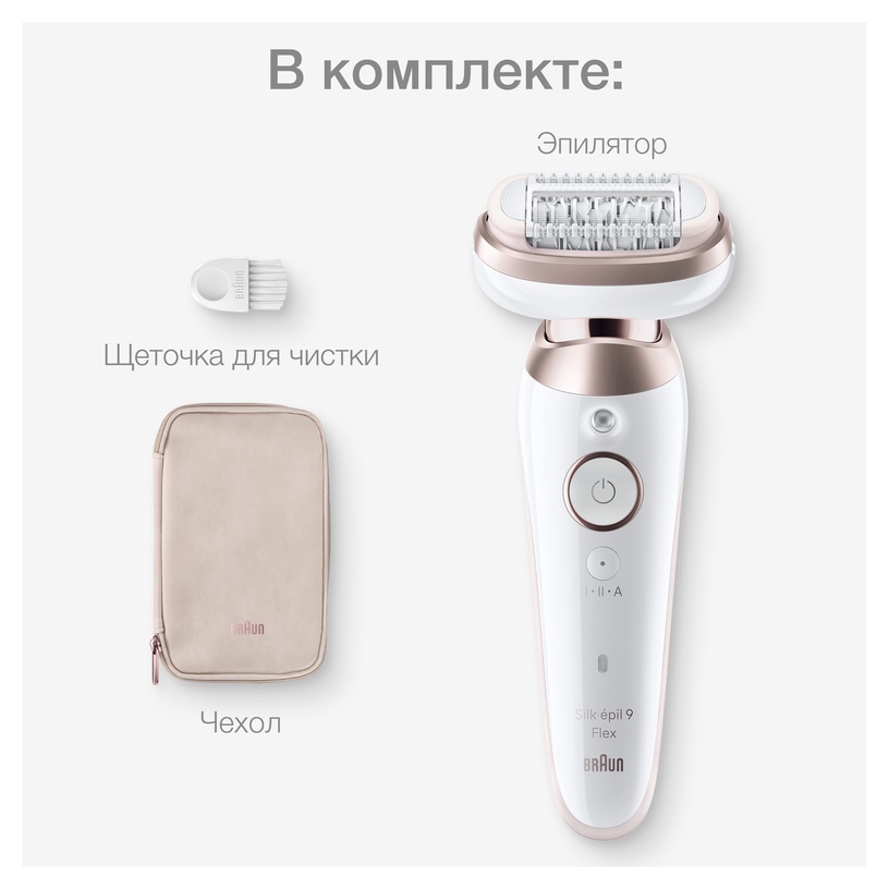 Эпилятор Braun Silk•épil 9 SES9-000, белый