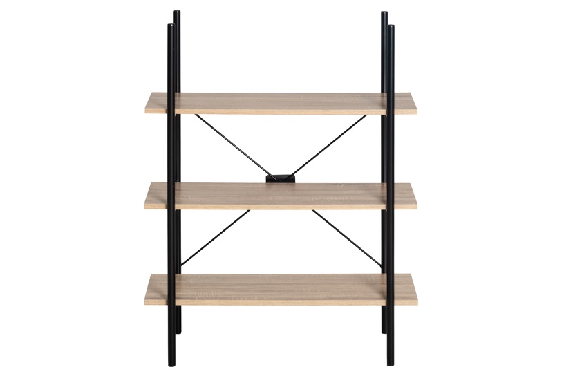 Põrandariiul 4Living Bell 607423, must/hele pruun, 80 cm x 39.5 cm x 98.5 cm