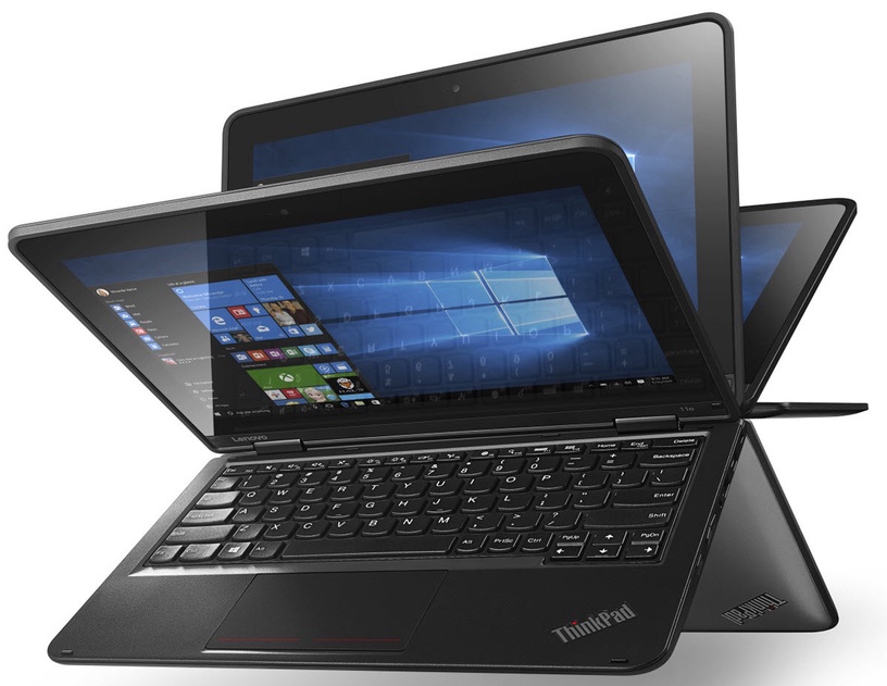 Sülearvuti Lenovo ThinkPad Yoga 11e, taastatud, ümberpakendatud, Intel® Core™ i5-7Y54, 8 GB, 256 GB, 11.6 ", Intel HD, must, en