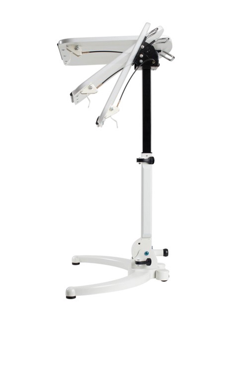 Arvutilaud reguleeritava kõrgusega Sun-Flex EasyDesk Fold, valge/must