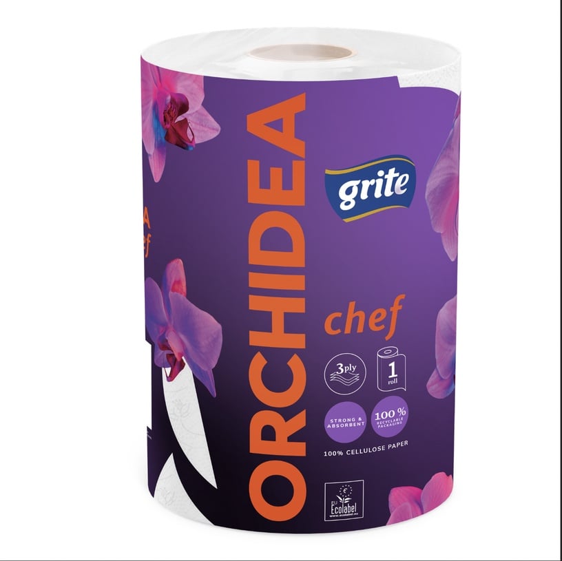 Бумажные полотенца Grite, 3 сл