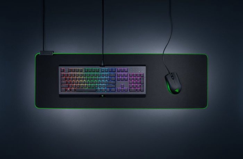 Peles paliktnis Razer, 13 cm x 92 cm x 0.3 cm, melna