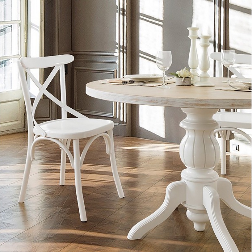 Ēdamistabas komplekts Kalune Design Albero 18, balts