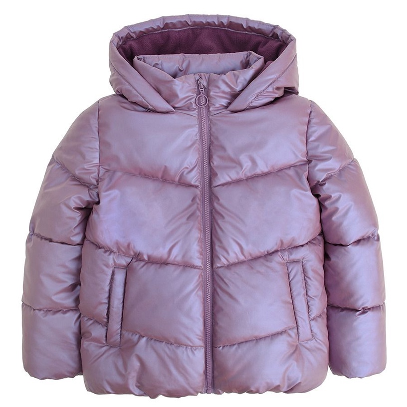 Ziemas jaka, klasisks ar siltinājumu, meitenēm Cool Club COG2722827, violeta, 134 cm