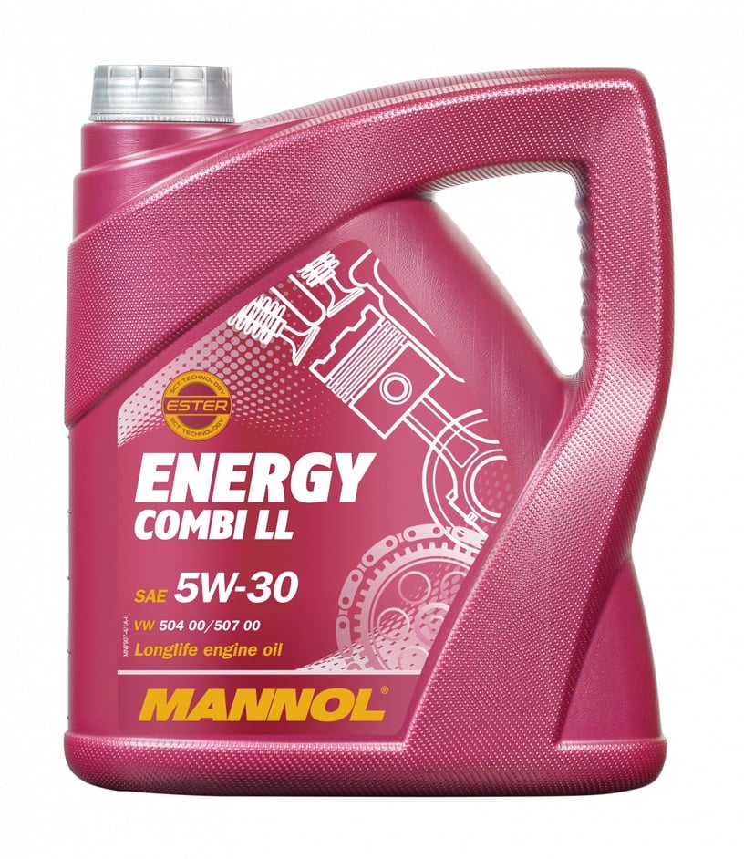 Motoreļļa Mannol Energy Combi LL 5W - 30, sintētiskais, 5 l