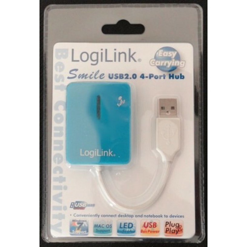 USB jaotur Logilink, 10 cm