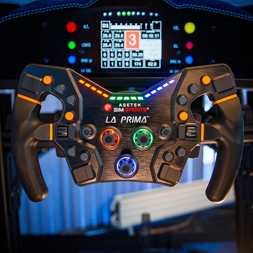 Mängurool Asetek SimSports La Prima Formula, must