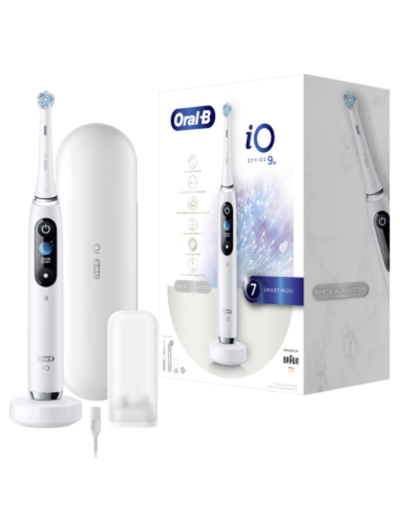 Elektriskā zobu birste Oral-B iO9, balta