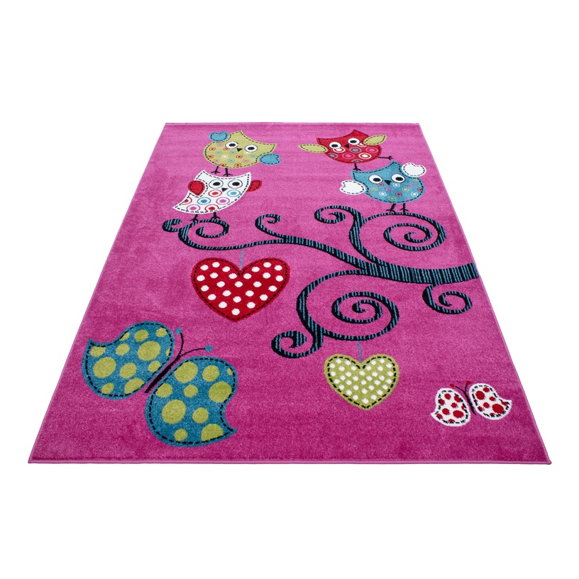 Paklājs iekštelpu Kids Owls 1602300420, daudzkrāsains/violeta, 230 cm x 160 cm