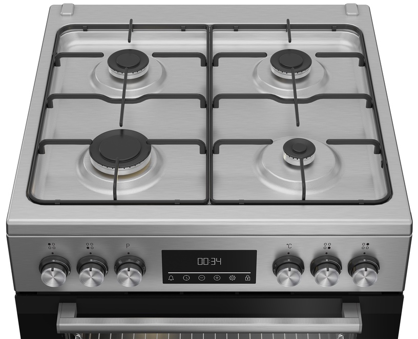 Gaasipliit elektriahjuga Beko FBE6330GXDSN