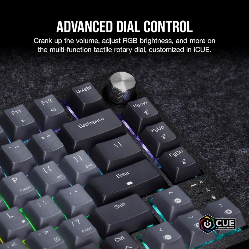 Клавиатура Corsair K65 Plus Corsair MLX Red, Английский (US), черный/серый, беспроводная